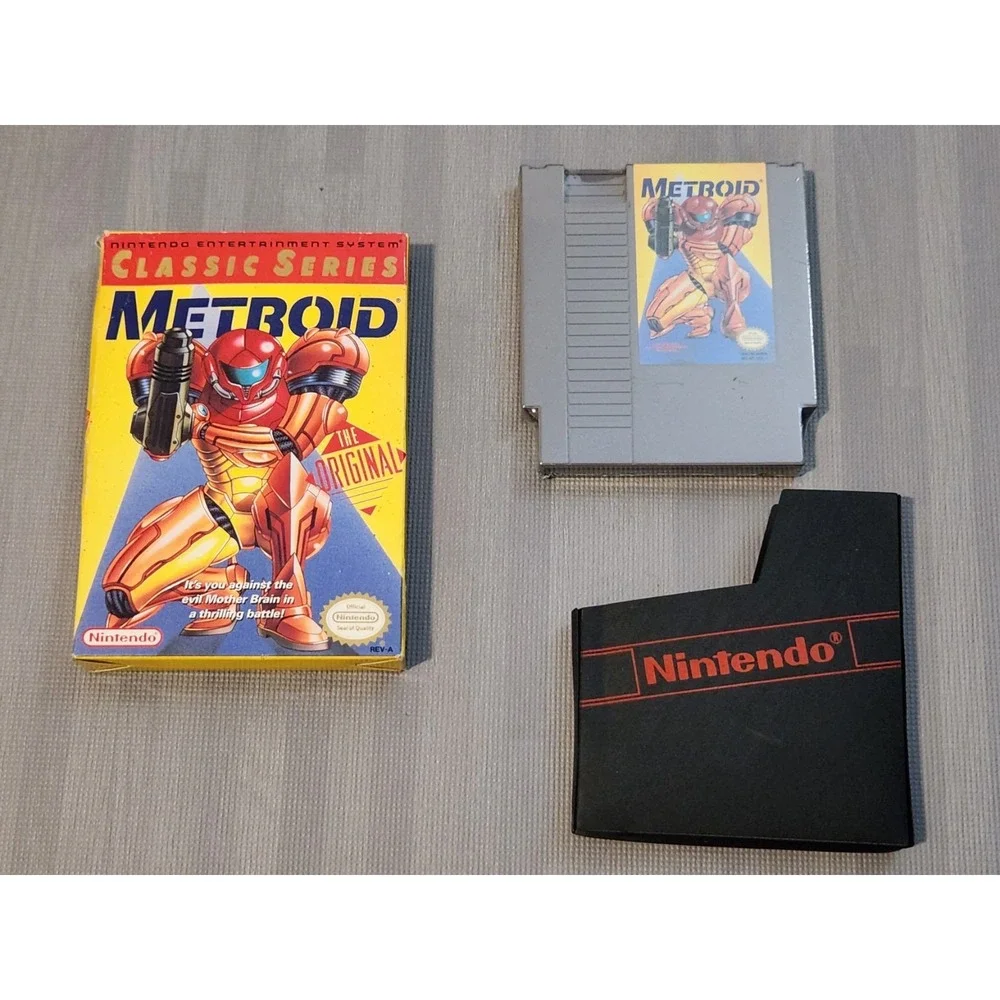 Metroid Classic Series Nintendo NO MANUAL DAMAGED BOX